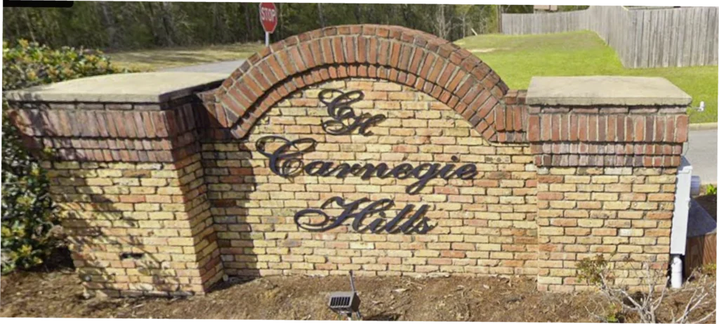 Carnegie Hills HOA Sign